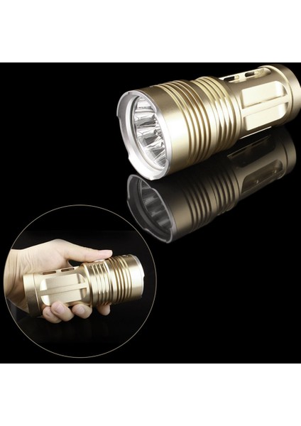 Açık Kamp Kullanımı Için Alüminyum Alaşımlı Süper Parlak Yüksek Güçlü El Feneri-Siyah (Yurt Dışından) indirimleri