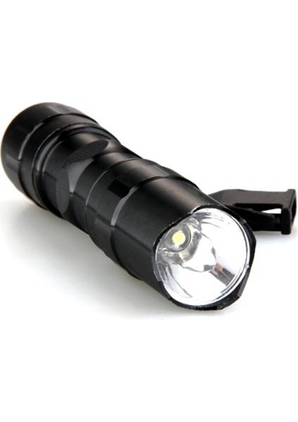 Su Geçirmez 3W LED 200LM Süper Parlak Mini El Feneri Lamba Torch Kamp Balıkçılık - Siyah (Yurt Dışından) modelleri