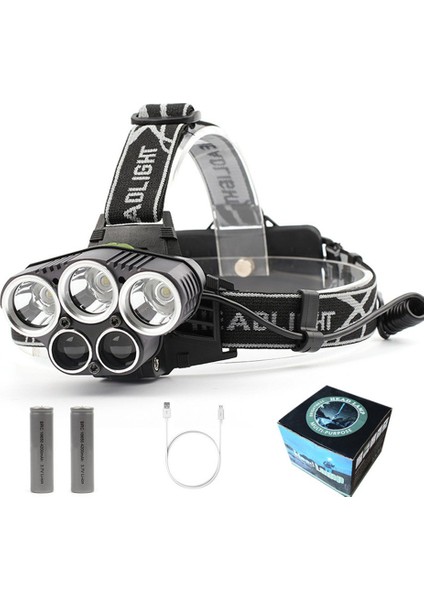 Yeni Yüksek Kaliteli USB Şarj Alüminyum Farlar 5 LED Farlar Parlama (Yurt Dışından) fiyatları