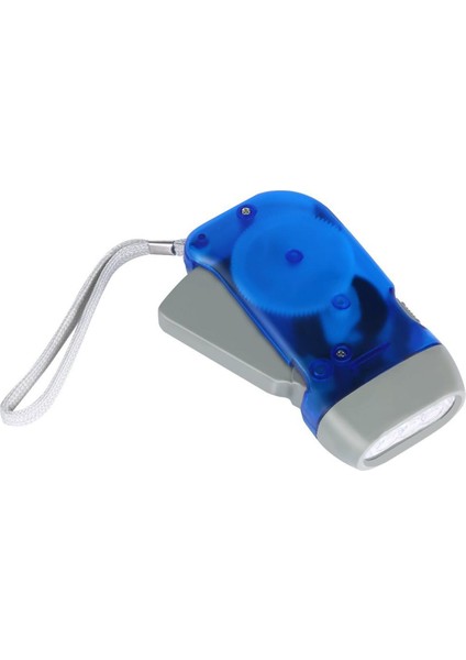 LED El Presleme Dinamo Krank Gücü Rüzgar El Feneri Torch Işığı (Yurt Dışından)