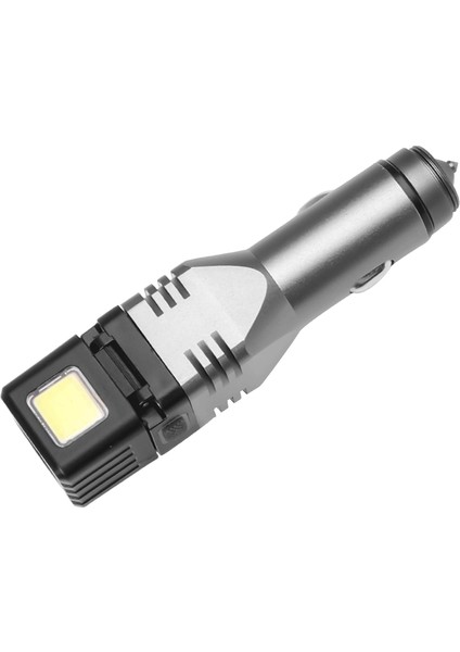 Xpg Cob El Feneri Çekiç Katlanabilir Araç Şarj LED El Feneri - Gri (Yurt Dışından)