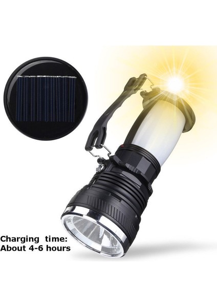 Güneş Enerjili Şarj Edilebilir LED El Feneri Kamp Çadırı Işık Fener Lambası (Yurt Dışından) modelleri