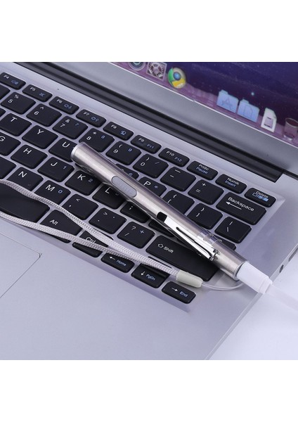 USB Şarj Edilebilir LED El Feneri Güçlü Mini LED Torch Su Geçirmez Tasarım-Gümüş (Yurt Dışından) fiyatları