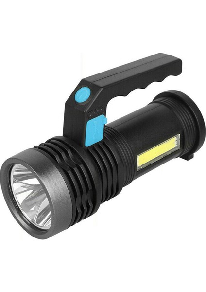 Dış Mekan Için LED Projektör Şarj Edilebilir Yüksek Parlaklık IP44 Su Geçirmez Kullanışlı LED Torch El Feneri (Yurt Dışından)