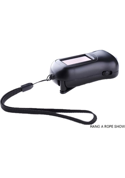 Mini Güneş Enerjili El Krank El Feneri Şarj Edilebilir LED Torch Işığı (Yurt Dışından) indirimleri