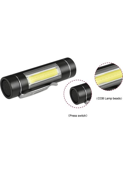 Dış Mekan Kullanımı Için Kalem Kelepçeli Mini Taşınabilir Alüminyum Alaşımlı LED El Feneri (Yurt Dışından) modelleri