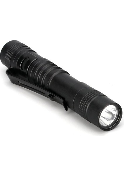 Taşınabilir Penlight Alüminyum Alaşımlı Q5 2000LM LED El Feneri Torch Su Geçirmez-Siyah (Yurt Dışından)