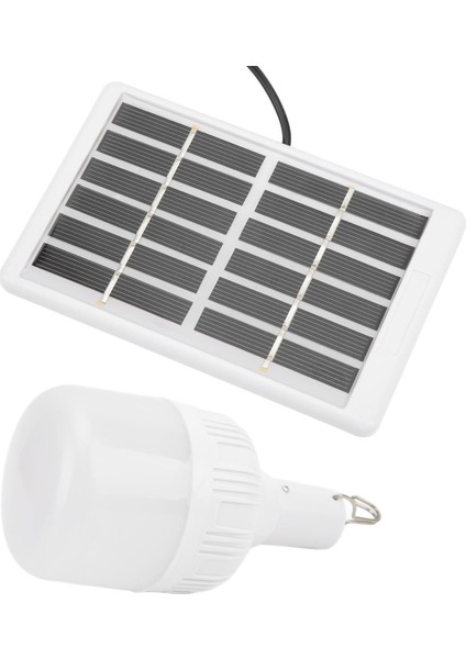 Carba Tan Güneş Ampul Taşınabilir Şarj Edilebilir LED Enerji 2000 Mah 6 V Kamp Çadırı Ev Için (Yurt Dışından)