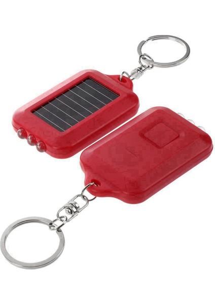 Flyeer 10X Mini Güneş Enerjisi Şarj Edilebilir 3led El Feneri Anahtarlık Işık Torch Halkası Yeni - Kırmızı (Yurt Dışından) fırsatları