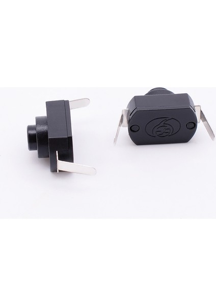 1208YD El Feneri Anahtarı 2 Pinli Siyah ve Beyaz Düğme Anahtarı Kontrol Anahtarı Creek (Yurt Dışından)