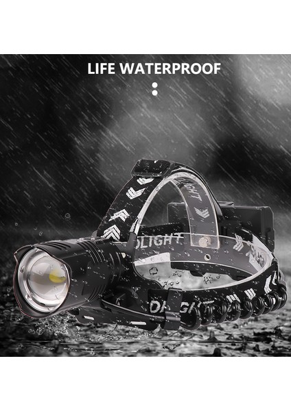 Lumiparty 8000 Lümen XHP90 LED Far Balıkçılık Kamp Yüksek Güç Lambası Zumlanabilir USB Meşaleler El Feneri (Yurt Dışından) fırsatları