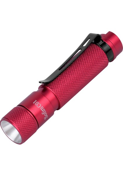 C01 Özel Mini LED El Feneri Aaa Yüksek 95 Crı 3400K LED Anahtarlık Şapka Işığı 6 Renk-Siyah (Yurt Dışından)