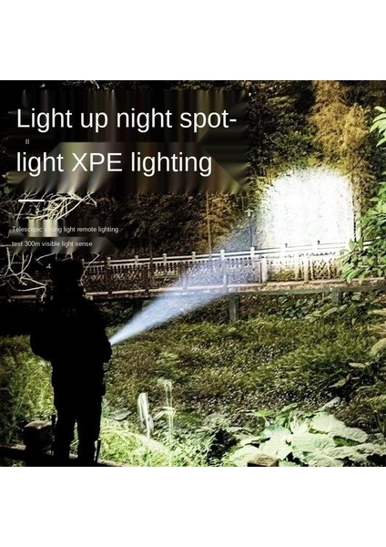 【rongcai】 Senda Taktik El Feneri Zumlanabilir Şarj Edilebilir Açık Hava Su Geçirmez Kamp Yürüyüş Seyahat El Feneri (Yurt Dışından) modelleri