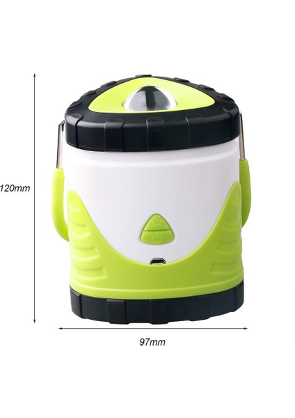 Benzersiz Taşınabilir LED Aydınlatma El Feneri Kamp Fener Açık Lamba Hediye-Yeşil (Yurt Dışından) fırsatları