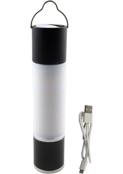 T6 Açık Kamp El Feneri USB Şarj Zoom Çadır Işığı Masa Lambası Açık Hava Etkinlikleri Yürüyüş Balıkçılık Gece Binme (Yurt Dışından)