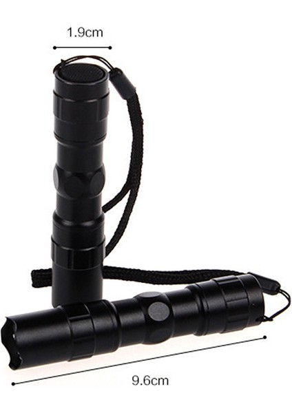 Numaralı Pil El Feneri Alüminyum Alaşımlı Mini Parlak El Feneri LED (Yurt Dışından) fiyatları