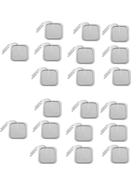 Onlarca Dijital Terapi Makinesi Için 40 Adet Elektrot Pedleri, Onlarca 3000 Için 2mm Fiş ile Kendinden Yapışkanlı Yeniden Kullanılabilir, Terapi Makinesi (Yurt Dışından) fiyatları