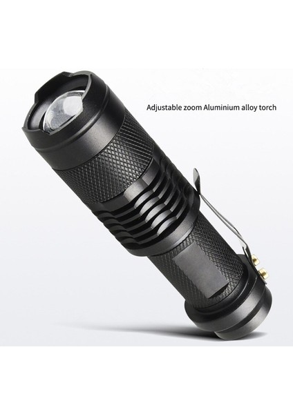 2000 Lümen Güçlü Taktik Mini El Feneri Taşınabilir LED Kamp Lambaları 3 Mod Ayarlanabilir Zumlanabilir Odak Torch Işık Fenerler (Yurt Dışından) fırsatları