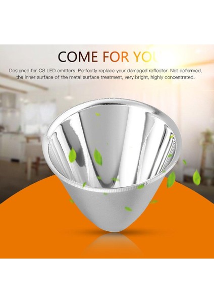 C8 Xm-L El Feneri Dıy Için 1 Adet Yedek Alüminyum Reflektör Kupası (Yurt Dışından) indirimleri