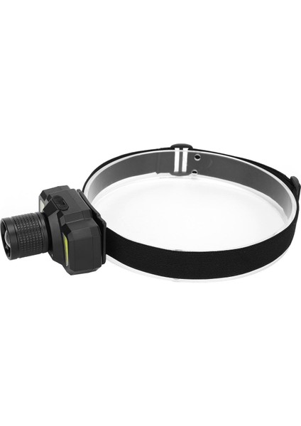 Cob Dahili Pil USB Şarjı Teleskopik Yakınlaştırma Güçlü Parlaklık Far Seti (Yurt Dışından)