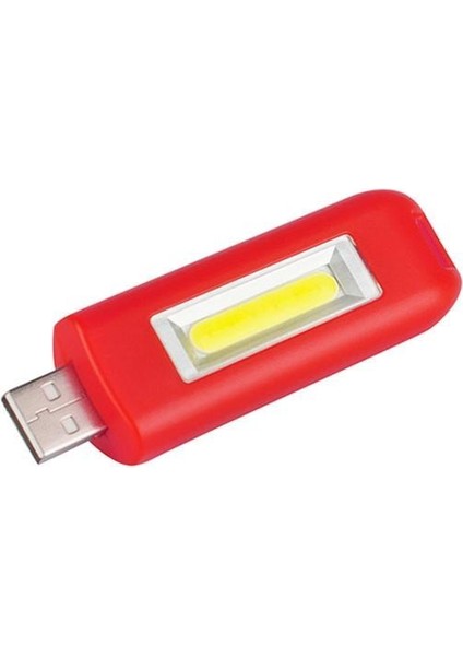 DC3.7V 0.5W Kırmızı/mavi/turuncu/siyah USB Şarj Edilebilir Mini Cob Işığı (Yurt Dışından)