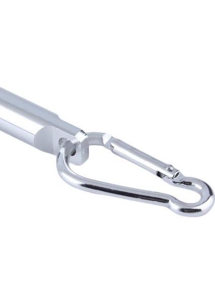 Mini Cep Taşınabilir Anahtarlık Anahtarlık LED Kamp El Feneri Torch Lamba Işığı Gümüş (Yurt Dışından) indirimleri