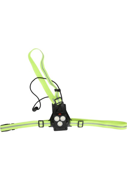 Gece Çalışan Işık USB Şarj Edilebilir Uyarı Lambası LED Koşu Güvenliği Abs (Yurt Dışından)