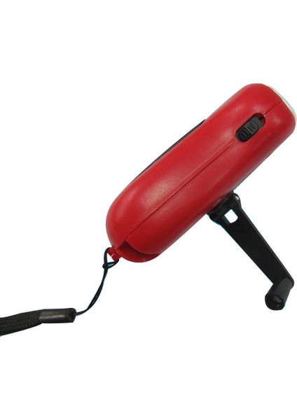 Mini Güneş Enerjili El Krank El Feneri Şarj Edilebilir LED Torch Işığı (Yurt Dışından) indirimleri