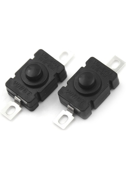 10 Adet El Feneri Torch Anahtarları Dokunmatik Mandallama Basmalı Düğme Anahtarları 250 V 1.5A Creek (Yurt Dışından)