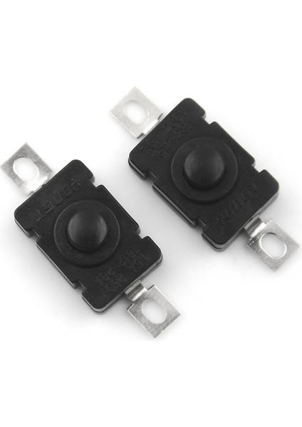 10 Adet El Feneri Torch Anahtarları Dokunmatik Mandallama Basmalı Düğme Anahtarları 250 V 1.5A Creek (Yurt Dışından) fiyatları