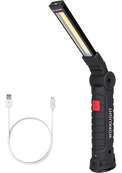 Çalışma Işığı Araba Bakım El Çalışma Işığı Mıknatıslı Katlanabilir Çok Fonksiyonlu (Yurt Dışından)