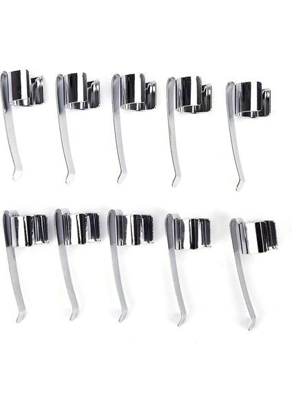 10 Adet El Feneri Montaj Tutucu, El Feneri Klipsi, Kalem Klipsi, Paslanmaz Çelik Kelepçe Dere (Yurt Dışından)