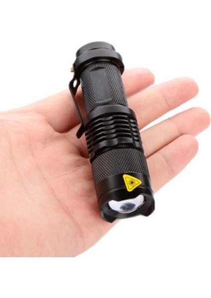 Güçlü LED El Feneri Torch Mini Q5 LED El Feneri Torch Ayarlanabilir Odak Zoom Işık Lambası Taşınabilir El Feneri # P30 (Yurt Dışından) fiyatları