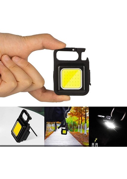 Cep El Feneri Mini Anahtarlıklar Çalışma Işığı Yeni Taşınabilir USB LED Şarj Edilebilir Açık Kamp Tirbuşon (Yurt Dışından) fırsatları