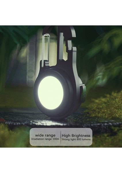 Xhhdqes Mini Anahtarlık El Fenerleri, 4 Işık Modu Şarj Edilebilir Cep Anahtarlık Işık Şişe Açacağı Ile, Balıkçılık Kamp Için Kullanılan (Yurt Dışından) fırsatları