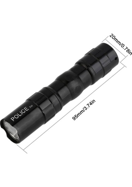 Taşınabilir LED El Feneri Su Geçirmez Kamp Çalışması Için Tl Yürüyüş Siyah (Yurt Dışından) fırsatları