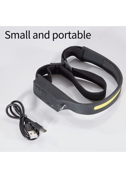 Far Parlak Cob Çok Fonksiyonlu El Sensörü USB El Feneri Kafa Lambaları (Yurt Dışından) fırsatları