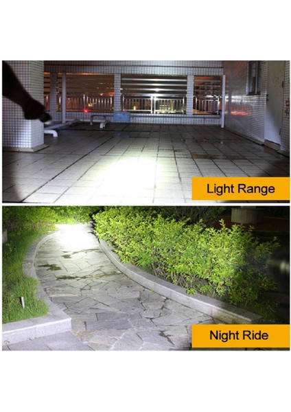 T6 Cob Lambası LED Şarj Edilebilir El Feneri - Kordonlu 4 Mod Yakınlaştırılabilir - Su Geçirmez Acil El Feneri Dış Mekan Taşınabilir Aydınlatma (Yurt Dışından) fiyatları