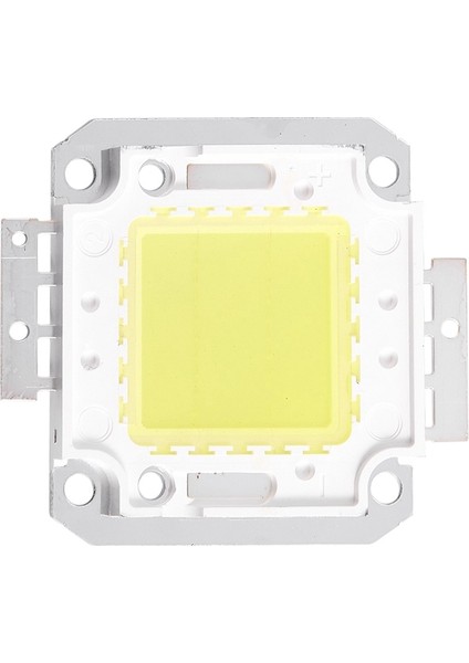 2x Kare Şekli Beyaz Dc Işık Lambası Cob Smd LED Modül Çip 30-36V 20W (Yurt Dışından)