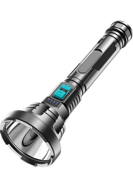 Güçlü Işık El Feneri 5W USB Şarj Edilebilir LED Işık Çalışma, Avcılık, Dağcılık, Balıkçılık, Kamp ve Açık Hava Etkinlikleri Için Su Geçirmez Projektör (Yurt Dışından)