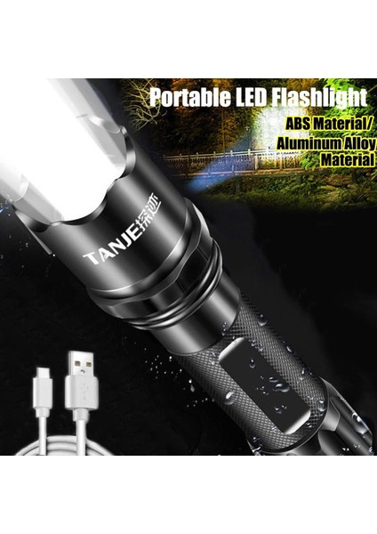 Taşınabilir Çok Fonksiyonlu Açık LED Projektör Işık El Feneri Arama Lambası Açık Avcılık Kamp Için (Yurt Dışından) fiyatları