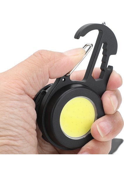 Carba Tan Cob Anahtarlık El Feneri 4 Seviye Parlaklık Tip C Hızlı Şarj Mıknatısı Geri Taşınabilir Cep Açık Ev Için (Yurt Dışından) indirimleri