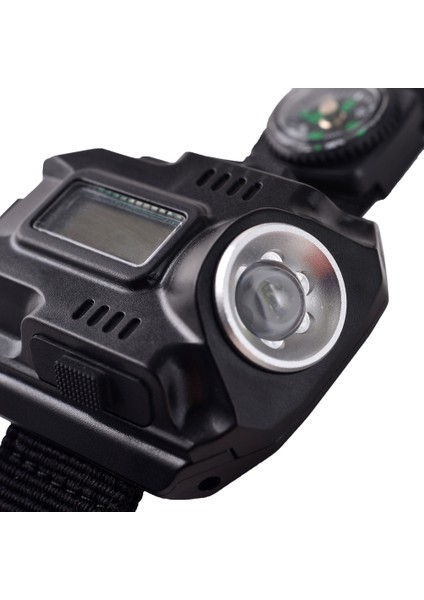 LED Işık El Feneri USB Lare Flaş Işığı Pilli Çok Fonksiyonlu Saat Işığı (Yurt Dışından) modelleri