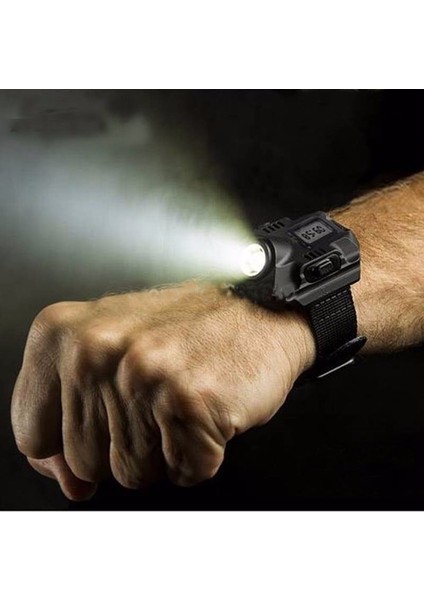 LED Işık El Feneri USB Lare Flaş Işığı Pilli Çok Fonksiyonlu Saat Işığı (Yurt Dışından) fırsatları