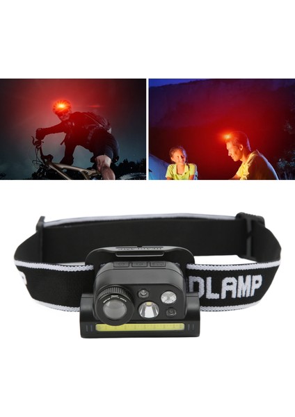 Şarj Edilebilir Indüksiyon Far, Hareket Algılamalı Far, Otomatik Tamir Için Kamp Için Ayarlanabilir Kafa Bandı ile Rahat Fit Tip C Şarj (Yurt Dışından) indirimleri