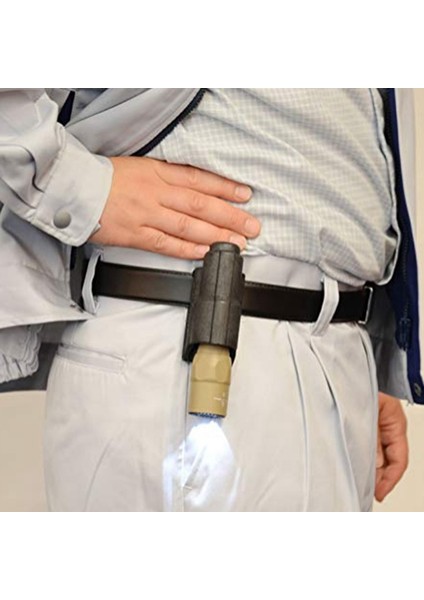 Sağlam El Feneri Kese Tutucu Koruyucu Aksesuarlar Taşıma Yürüyüş Kamp Açık Ayarlanabilir Kemer Kılıfı (Yurt Dışından) indirimleri