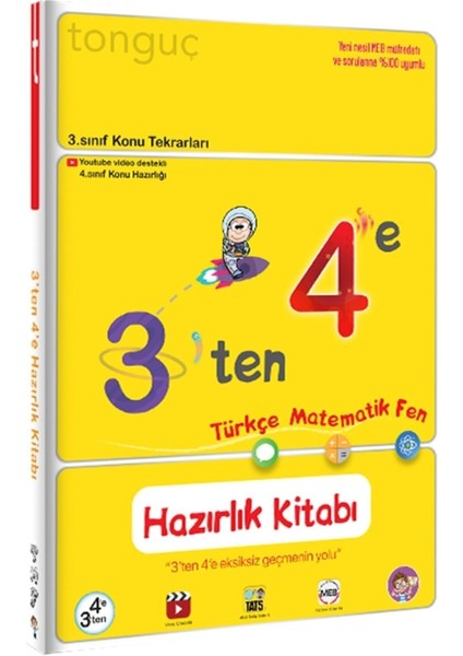 Tonguç Akademi 3'ten 4'e Hazırlık Kitabı