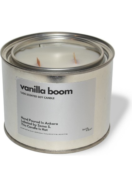 : Kokulu Soya Mum : 600 gr : Vanilla Boom