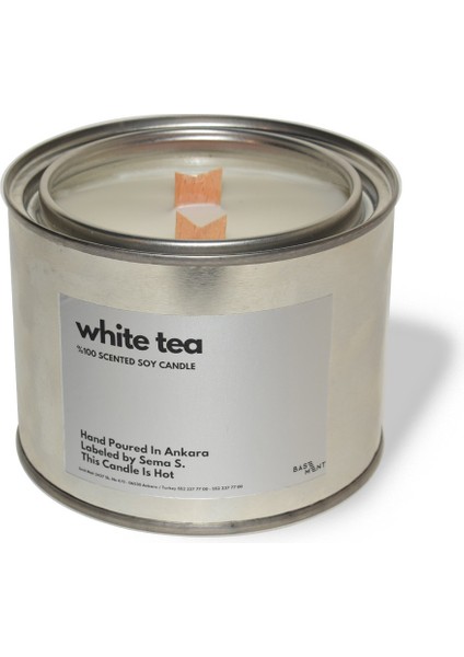 : Kokulu Soya Mum : 600 gr : White Tea
