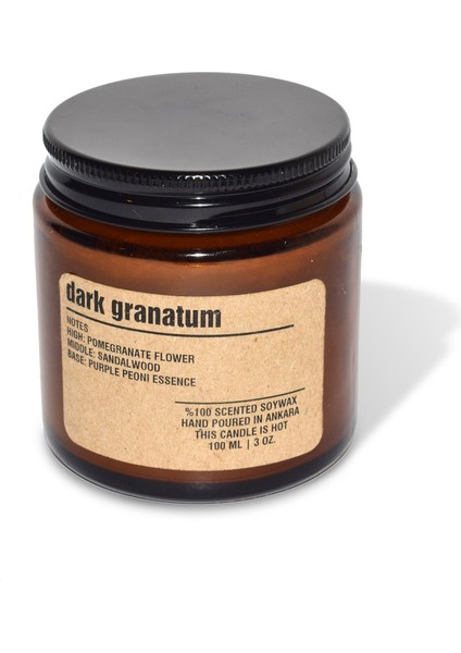 : Kokulu Soya Mum : 200 gr : Dark Granatum